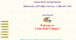 Desktop Screenshot of cedar-rails.com